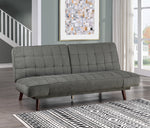 Driggs Dark Gray Chenille Fabric Tufted Sofa Bed