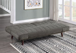 Driggs Dark Gray Chenille Fabric Tufted Sofa Bed