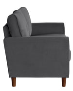 Dunleith 2-Pc Gray Velvet Fabric Sofa Set