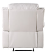 Eilbra Beige PU Leather Power Recliner