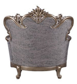 Elozzol Fabric/Antique Bronze Finish Chair