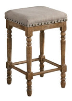 Eva 5-Pc Natural Oak Counter Height Table Set