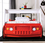 Fierstall Red Wood Twin Bed