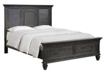 Franco 5-Pc Weathered Sage Wood King Panel Bedroom Set