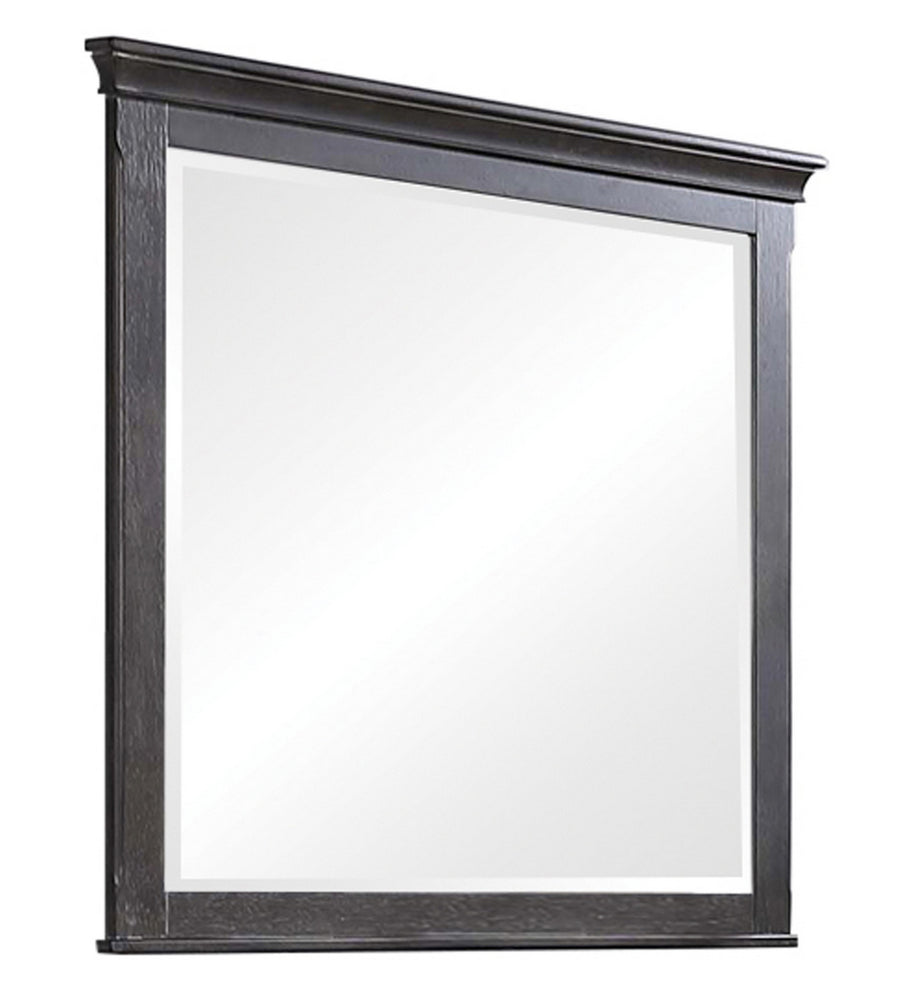 Franco Weathered Sage Wood Frame Dresser Mirror