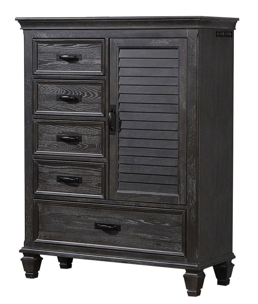 Franco Weathered Sage Wood Gentleman's Chest