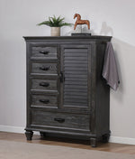 Franco Weathered Sage Wood Gentleman's Chest