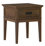 Frazier Park Brown Cherry Wood End Table