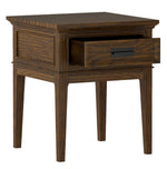 Frazier Park Brown Cherry Wood End Table