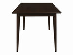 Gabriel Cappuccino Wood Rectangular Dining Table