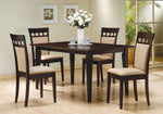 Gabriel Cappuccino Wood Rectangular Dining Table