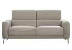 Glenmark 2-Pc Taupe Leatherette Sofa Set