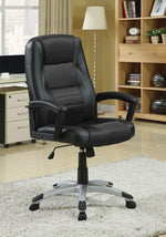 Gloria Black Leatherette/Mesh Adjustable Office Chair