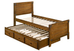 Granger Rustic Honey Wood Twin Captain's Bed with Trundle