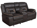 Greer 2-Pc Dark Brown Manual Recliner Sofa Set