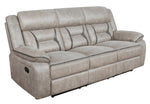 Greer 3-Pc Taupe Manual Recliner Sofa Set