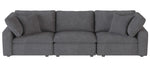 Guthrie Gray Micro-Suede Sofa