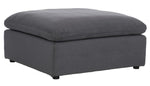 Guthrie Gray Micro-Suede Sofa with Ottoman