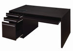 Halston Cappuccino Wood 60" Connect-It Office Desk