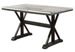 Morwen 7-Pc Gray Counter Height Table Set