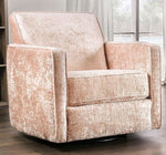 Harriden Coral Velvet-like Fabric Accent Chair