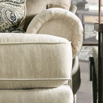 Hatfield Cream Chenille Sofa (Oversized)