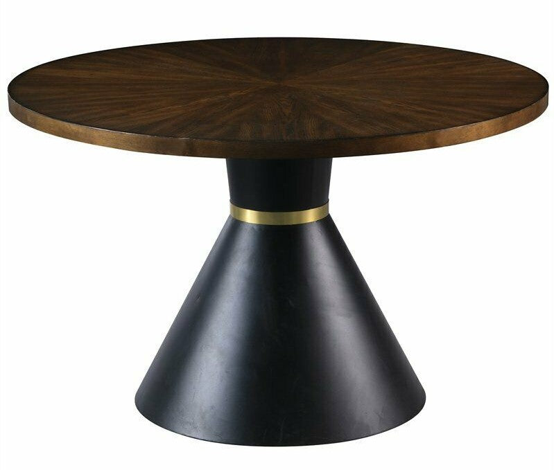 Hemingway Oak Wood Round Dining Table