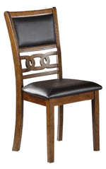 Hilda 2 Walnut Wood Side Chairs