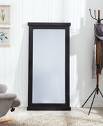 Hilde Black Wood Accent Mirror