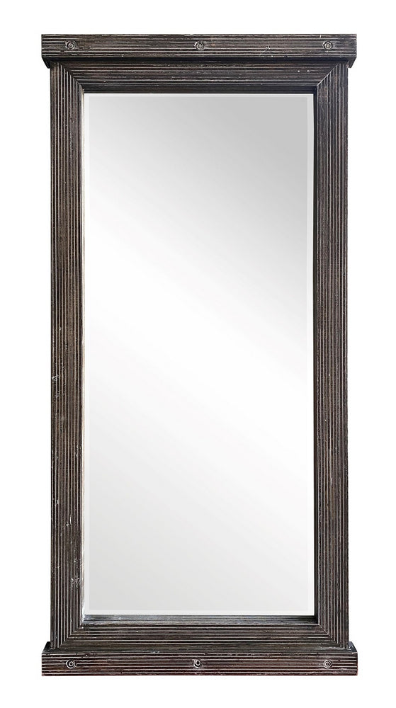 Hilde Gray Wood Accent Mirror