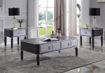 House Beatrice Charcoal/Light Gray Wood 2-Drawer Coffee Table