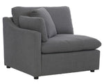 Howerton 4-Pc Gray Performance Fabric Sectional Sofa