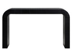 Hump Modern Black Wood Console Table