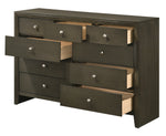 Ilana Gray Wood 9-Drawer Dresser