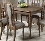 Iwona Brown Wood Rectangular Dining Table