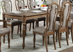 Iwona Brown Wood Rectangular Extendable Dining Table