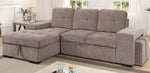 Jamiya 2-Pc Light Gray LAF Sectional Sofa Bed