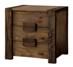 Janeiro Natural Tone Wood 2-Drawer Nightstand