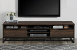 Jeanette Dark Walnut Wood 61" TV Stand