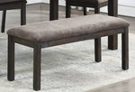 Juliana Brown Fabric/Wood Dining Bench