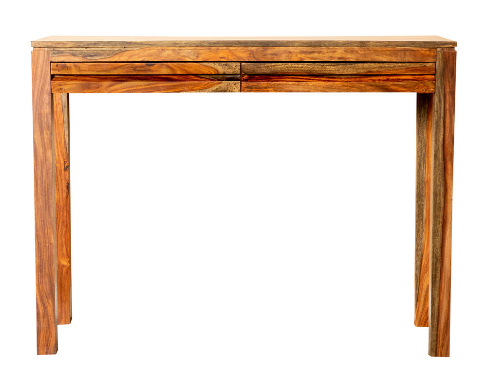 June Warm Chestnut Sheesham Wood Console Table