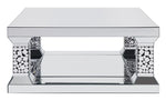 Kachina Mirrored Coffee Table with Faux Crystals