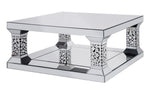 Kachina Mirrored Coffee Table with Faux Crystals