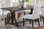 Kade Brown Wood Rectangular Dining Table