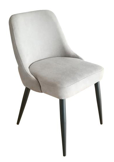 Katherine 2 Off White Microfiber Side Chairs