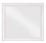 Katia Weathered White Wood Dresser Mirror