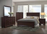 Kauffman 5-Pc Dark Cocoa Wood King Panel Bedroom Set