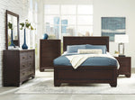 Kauffman Dark Cocoa Wood 6-Drawer Dresser