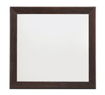 Kauffman Dark Cocoa Wood Frame Dresser Mirror