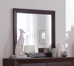 Kauffman Dark Cocoa Wood Frame Dresser Mirror